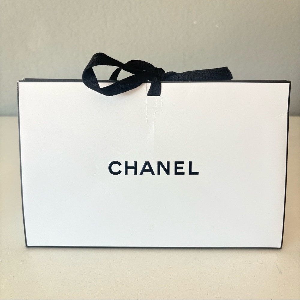 CHANEL Origami Signature Empty Holiday Gift Box Only 8.5x5.5x3”